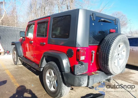 2010 Jeep Wrangler Unlimited Sport из США, поврежденный, VIN 1J4BA3H12AL193041